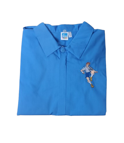 Casacca bambino chiusura zip con disegno Giocatore di calcio Siggi