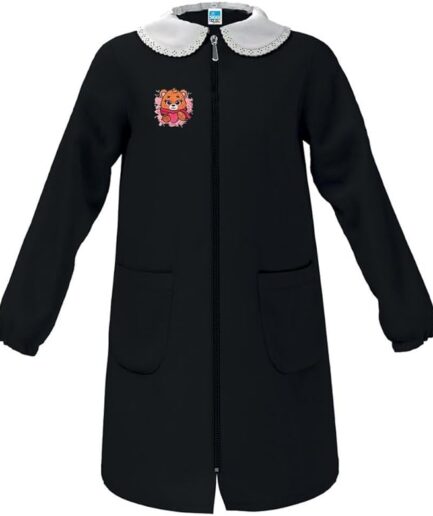 Grembiule bambina chiusura zip con disegno Orsacchiotta Siggi