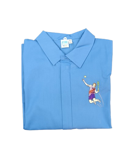 Casacca bambino chiusura zip con disegno Tennista Siggi