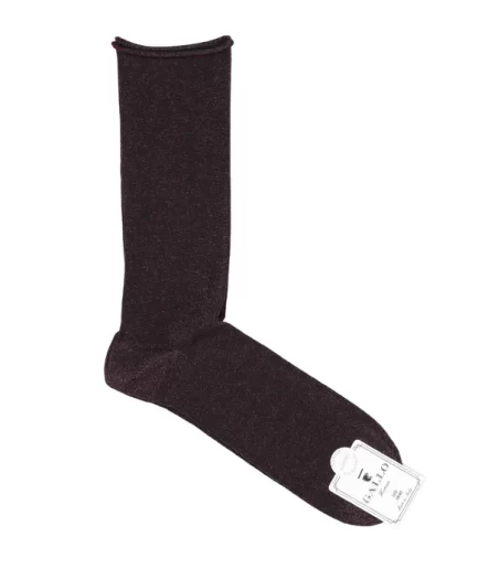 Calzini corte in lurex Gallo