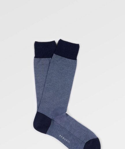 Calza corta uomo in cotone elasticizzato Oxford Perofil
